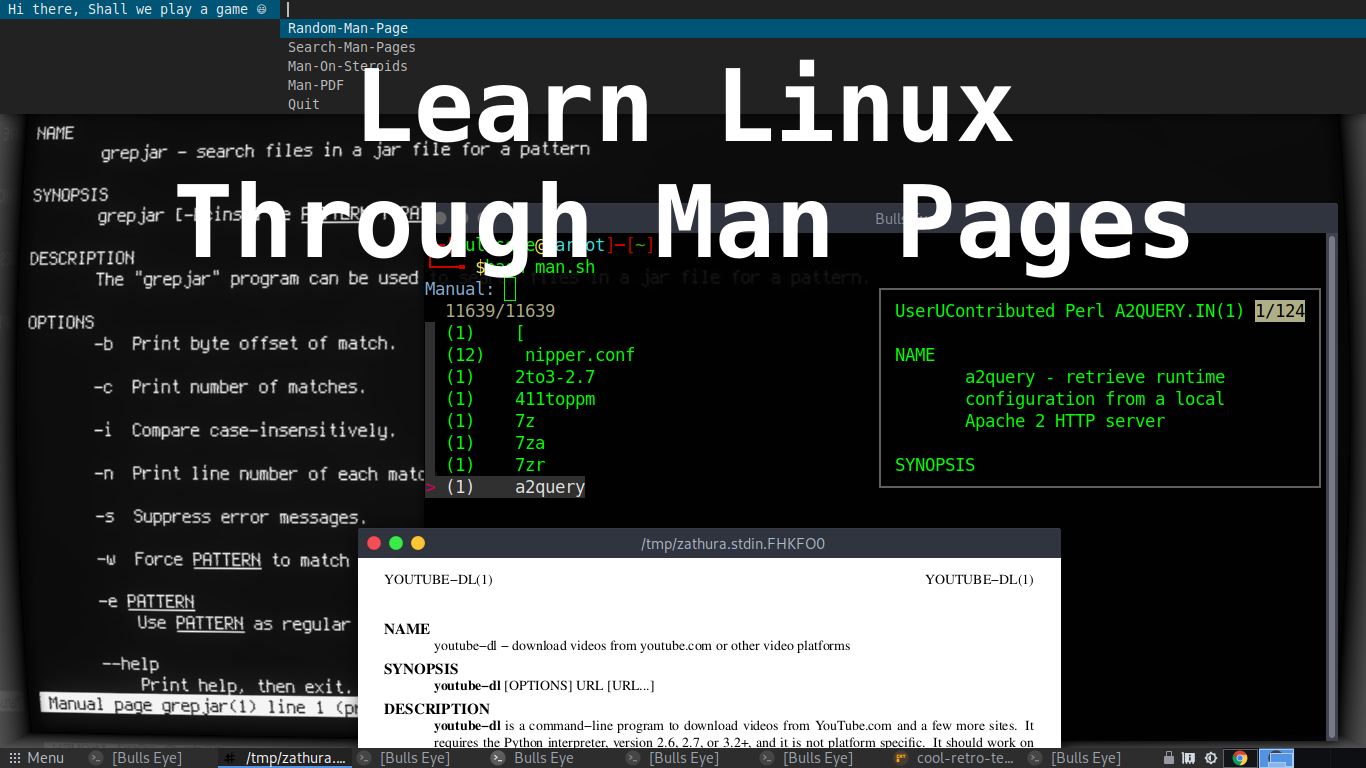 Learn Linux Through Man Pages