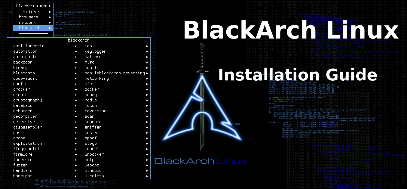 Blackarch linux iso install