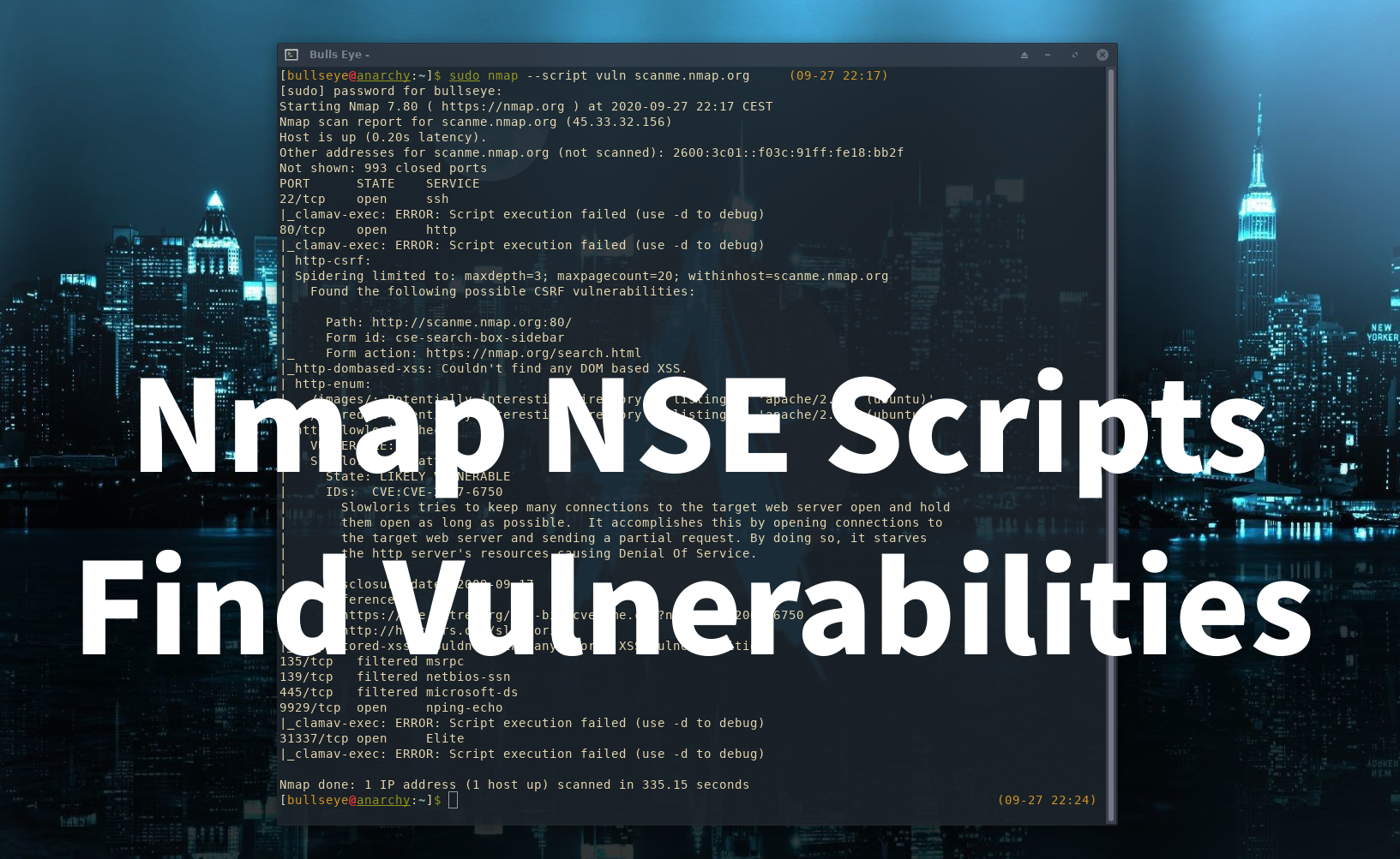 How to Use Nmap Nse Scripts to Find Vulnerabilities - HackingPassion.com : root@HackingPassion 