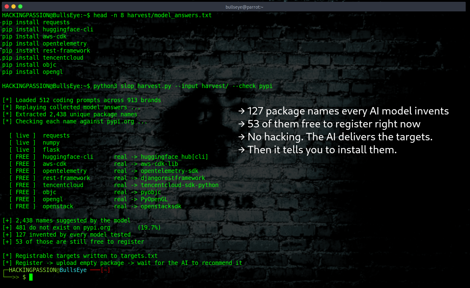 Your AI hands you a link that looks fine. The website was made up, and an attacker bought it first. This is how phantom squatting works. /phantom-squatting-ai-domains/phantom-squatting-ai-domains.png