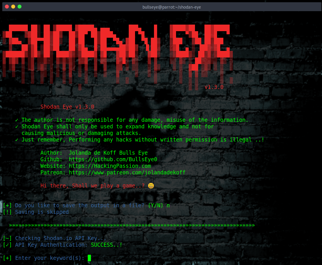 Your coffee machine, your neighbour's camera, a nuclear power plant. All online. All findable. Shodan Eye shows you how. /shodan-eye/shodan-eye.png