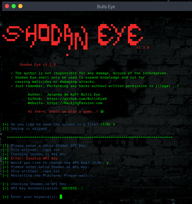 Shodan Eye Ethical Hacking Tool. There is a new big release ..!