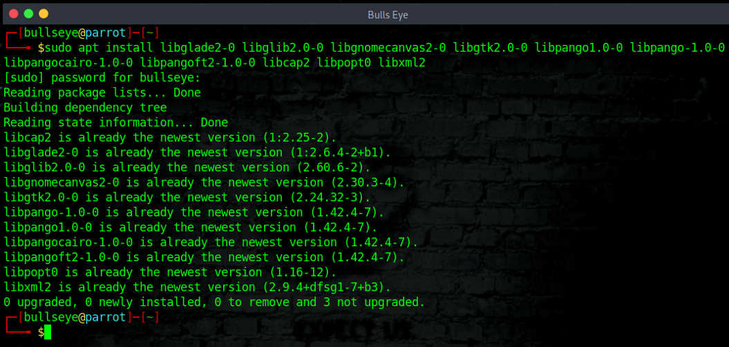 Install missing dependencies