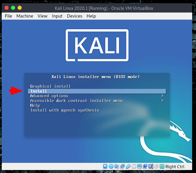 download kali linux virtualbox and install