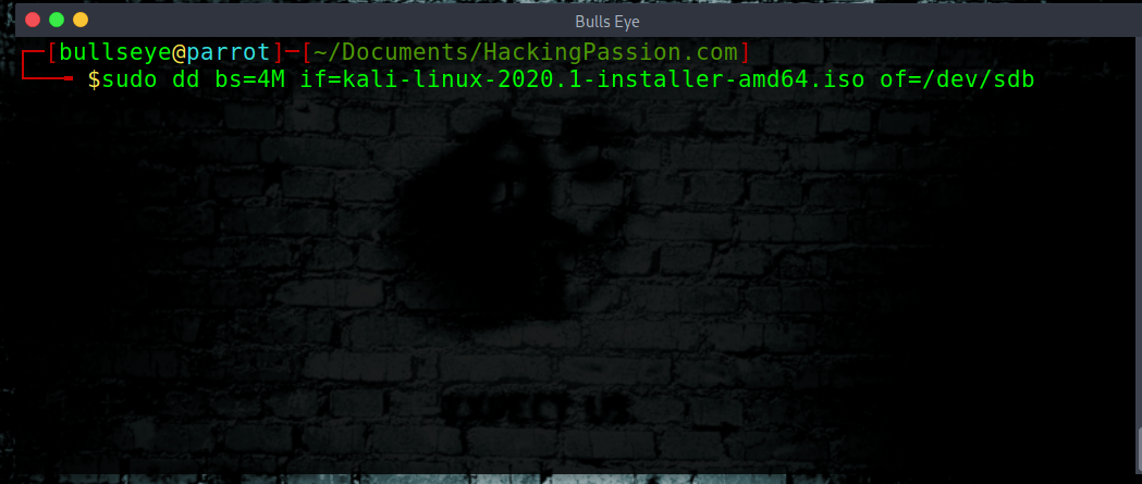 Install the ISO to USB Linux command line