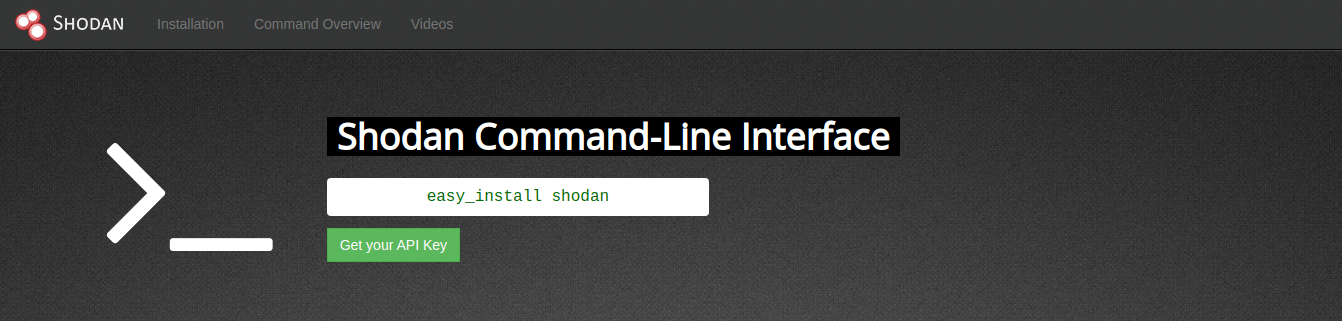 Shodan command line interface (CLI)