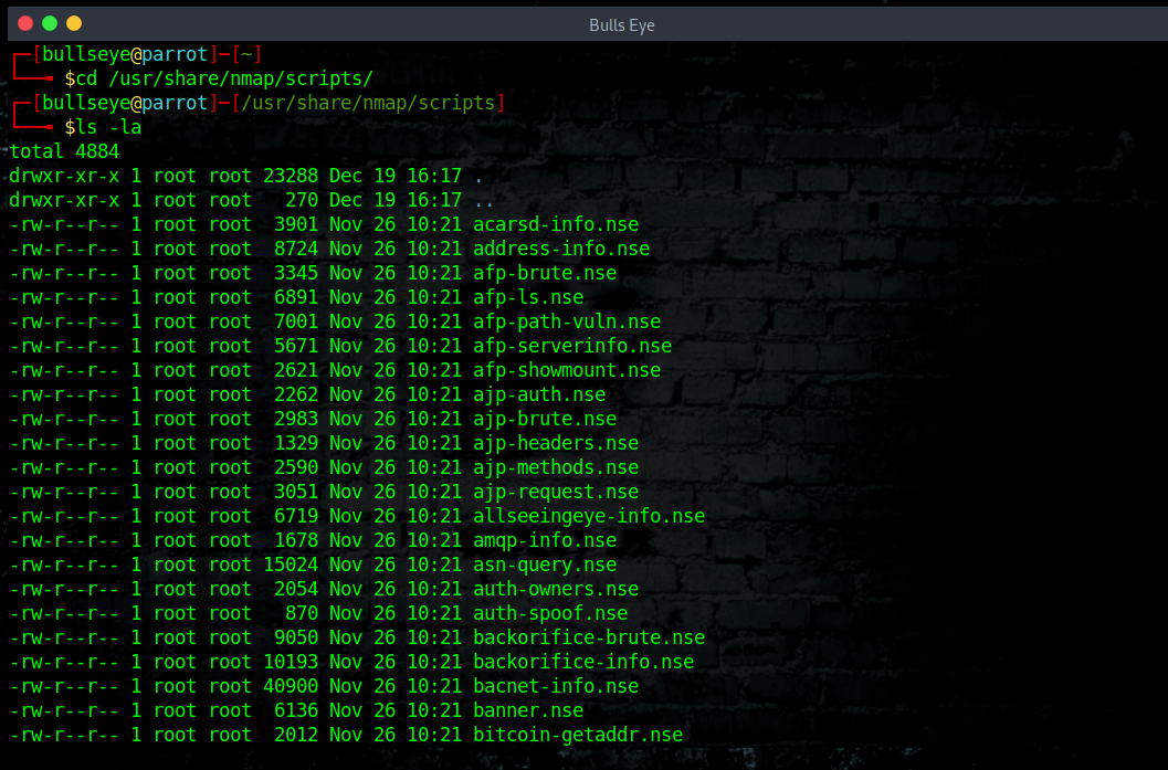 nmap NSE Scripts path