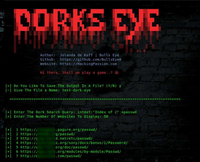 dorks eye