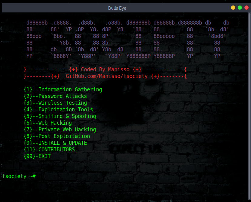 Kali Linux + Mr. Robot ARG Society